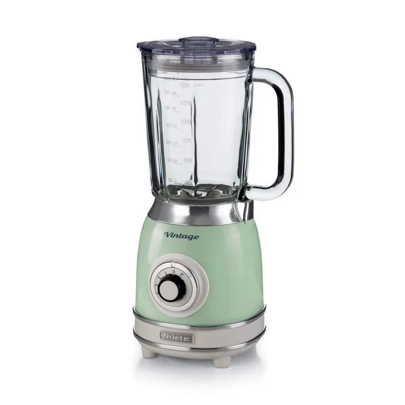 Blender with Glass Cup Vintage Green