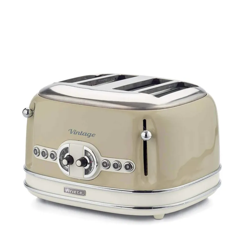 Toaster 4 slices Vintage Beige