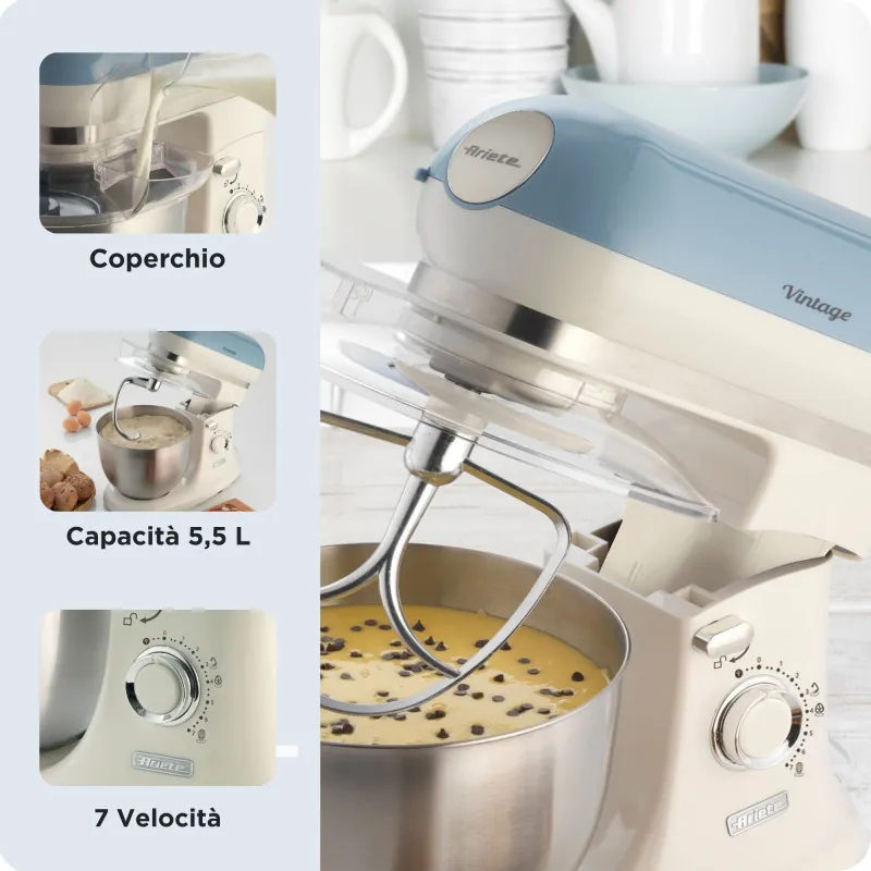 Kitchen Machine Vintage Blue