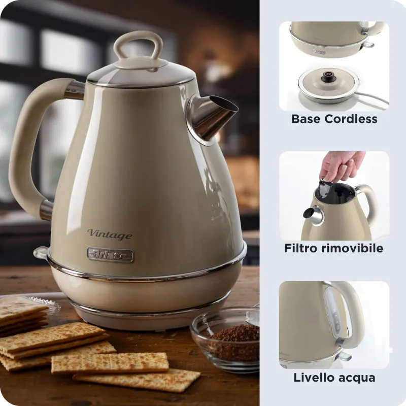 Kettle 1.7L Vintage Beige