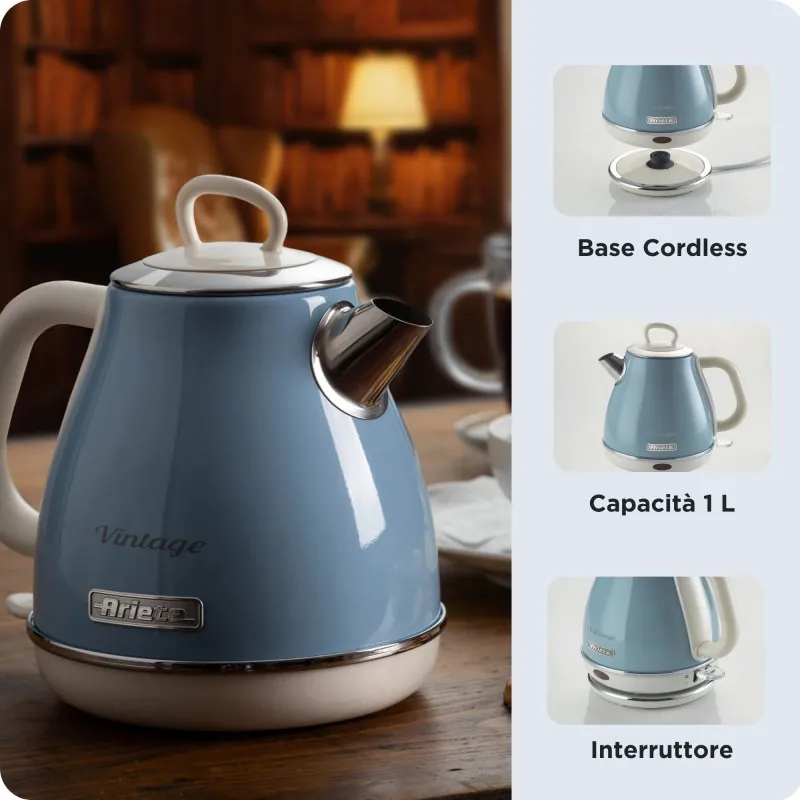 Kettle 1.7L Vintage Blue