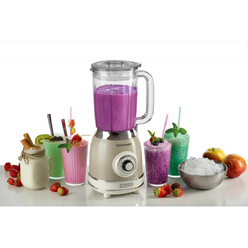 Blender with Glass Cup Vintage Beige