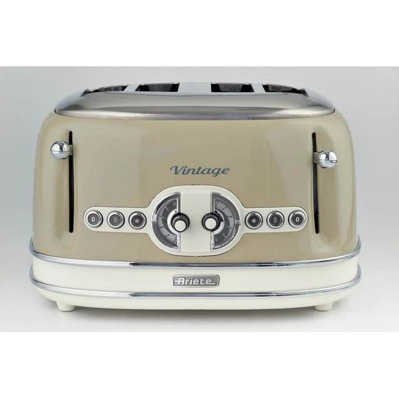 Toaster 4 slices Vintage Beige