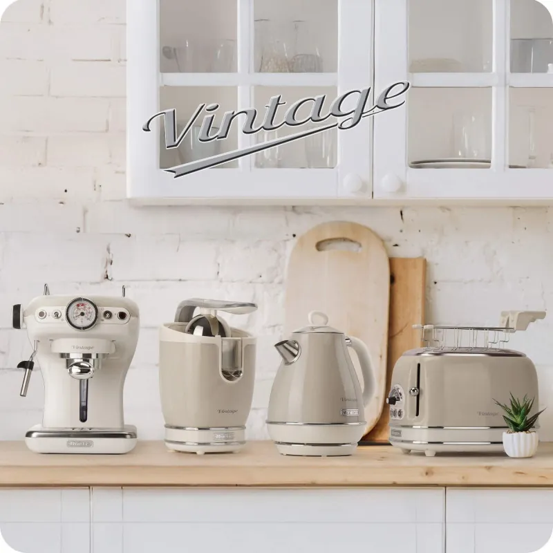 Toaster 4 slices Vintage Beige